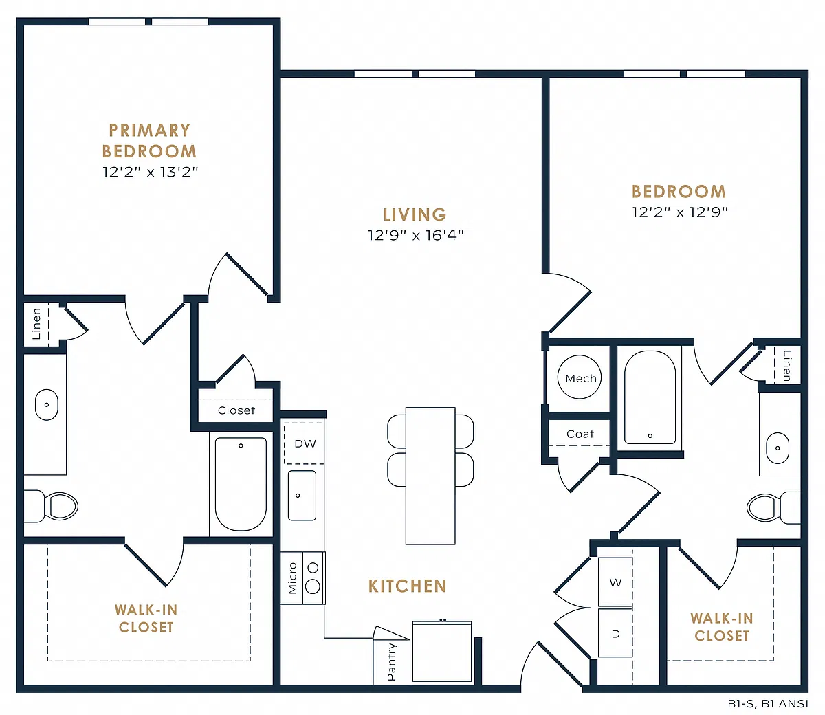 Floor plan B1