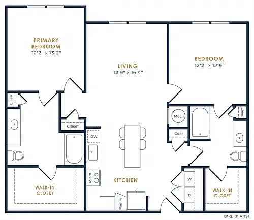 Floor plan B1