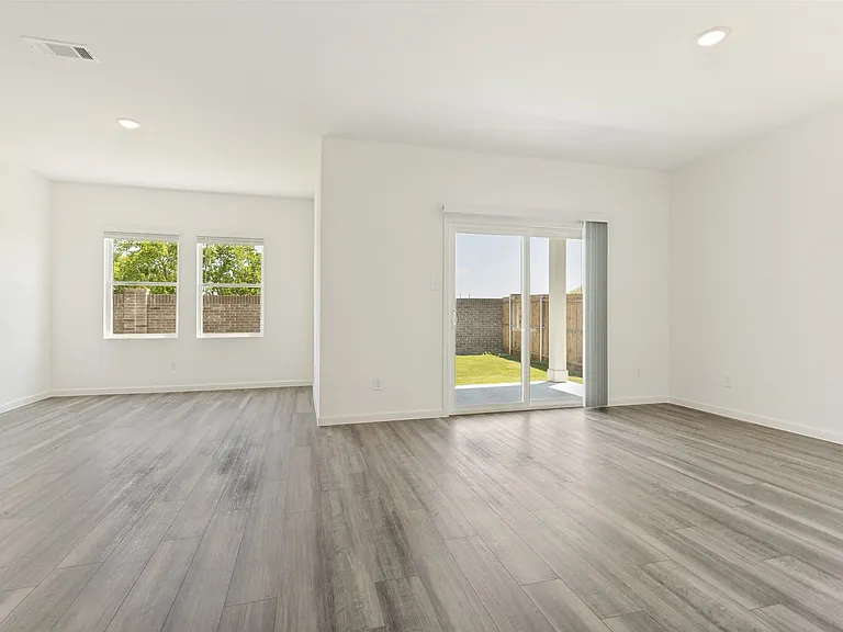 Dining and Living areas