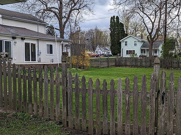 Fenced yard