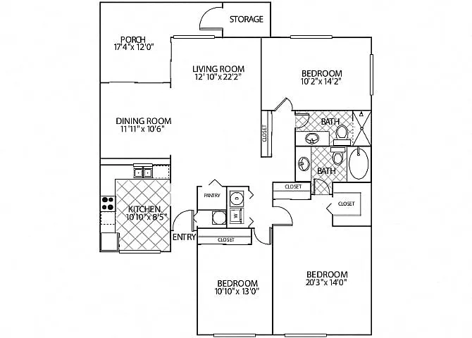 Floor plan Madrid