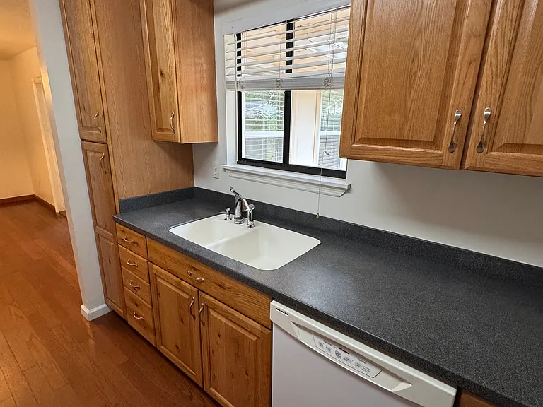 View of kitchen window and sink!