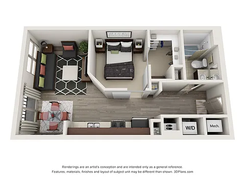 Floor plan Upper Westside
