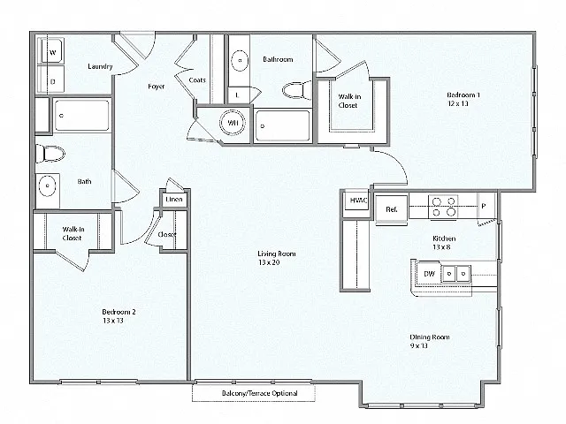 Floor plan Lowell