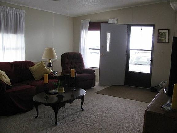 Living room, front door