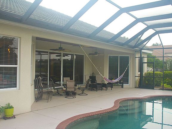 Pool & Lanai view from NE