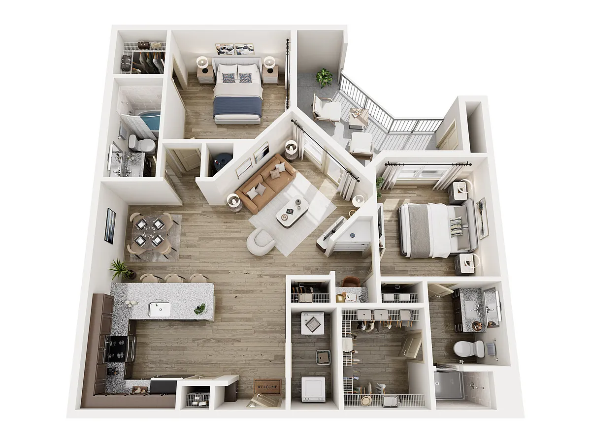 Floor plan B3