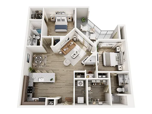 Floor plan B3