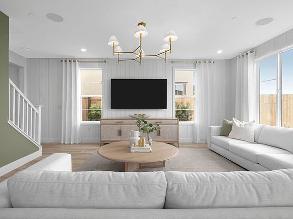 Light filled gathering room