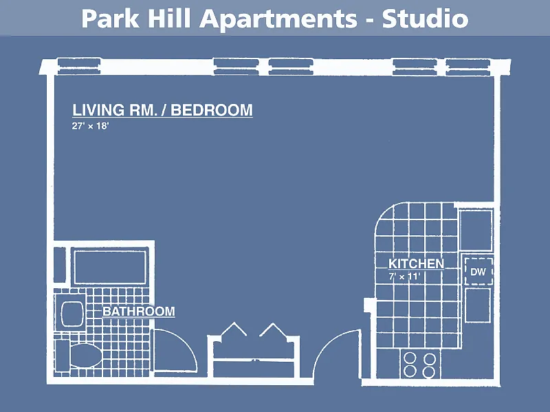 Floor plan Studio
