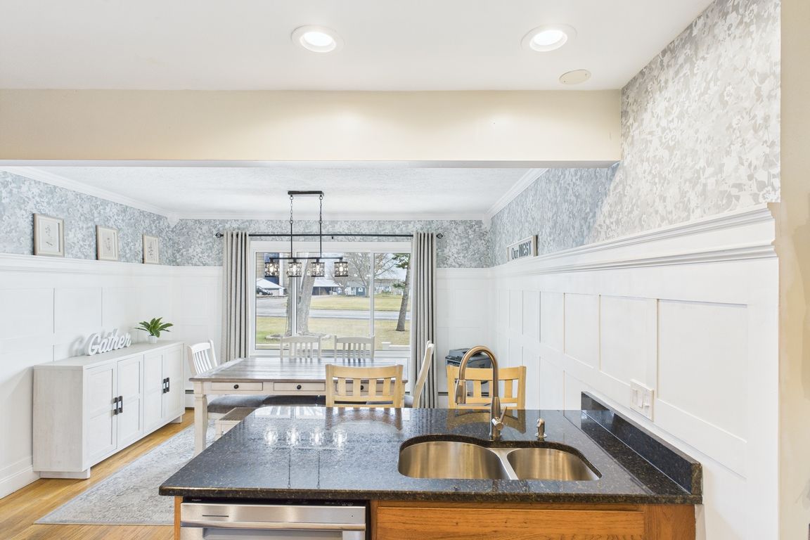 Kitchen into Dining Room