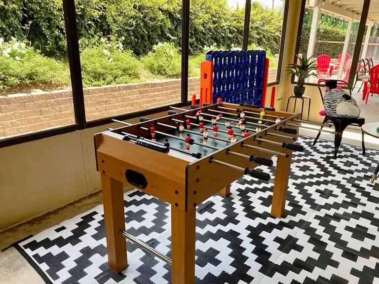 Sun Room with Foosball