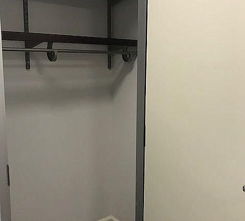 Downstairs closet in bedro