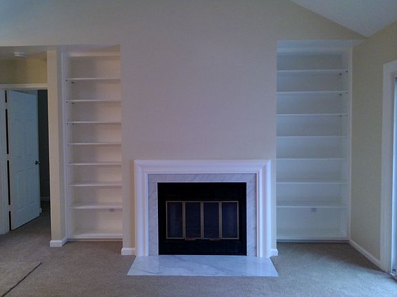 Fireplace in living room