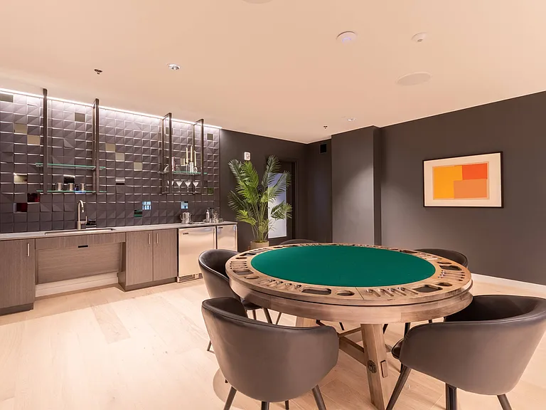 Play a round of poker in the Game Lounge