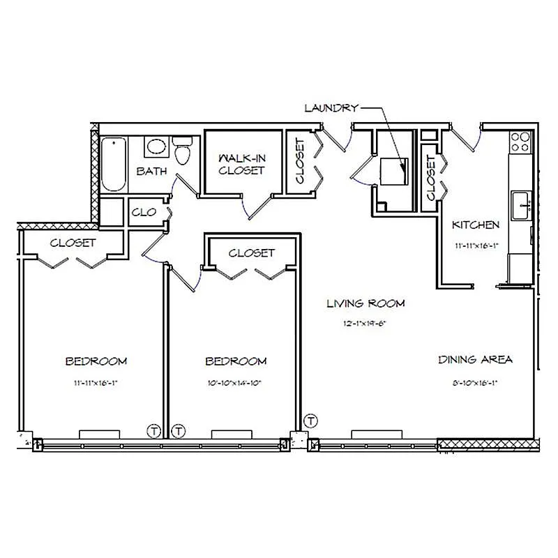 Floor plan B2 WF 80