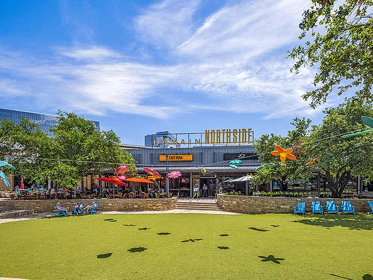 Relax at the nearby Domain