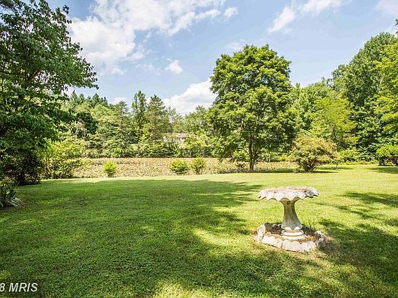 View from porch to the pond