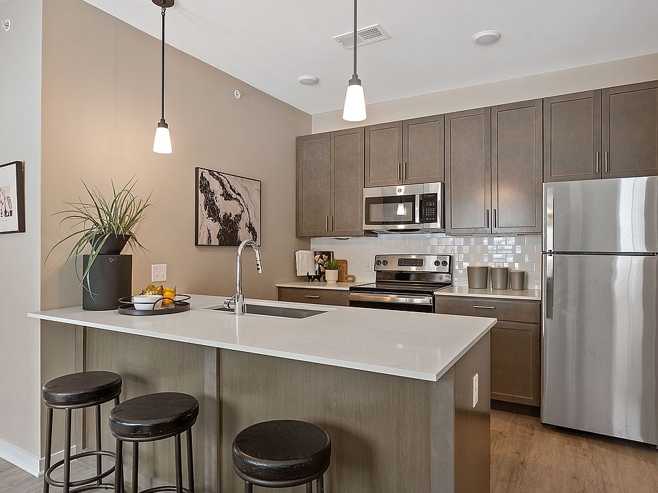 Kitchen at Vicinity Apartments