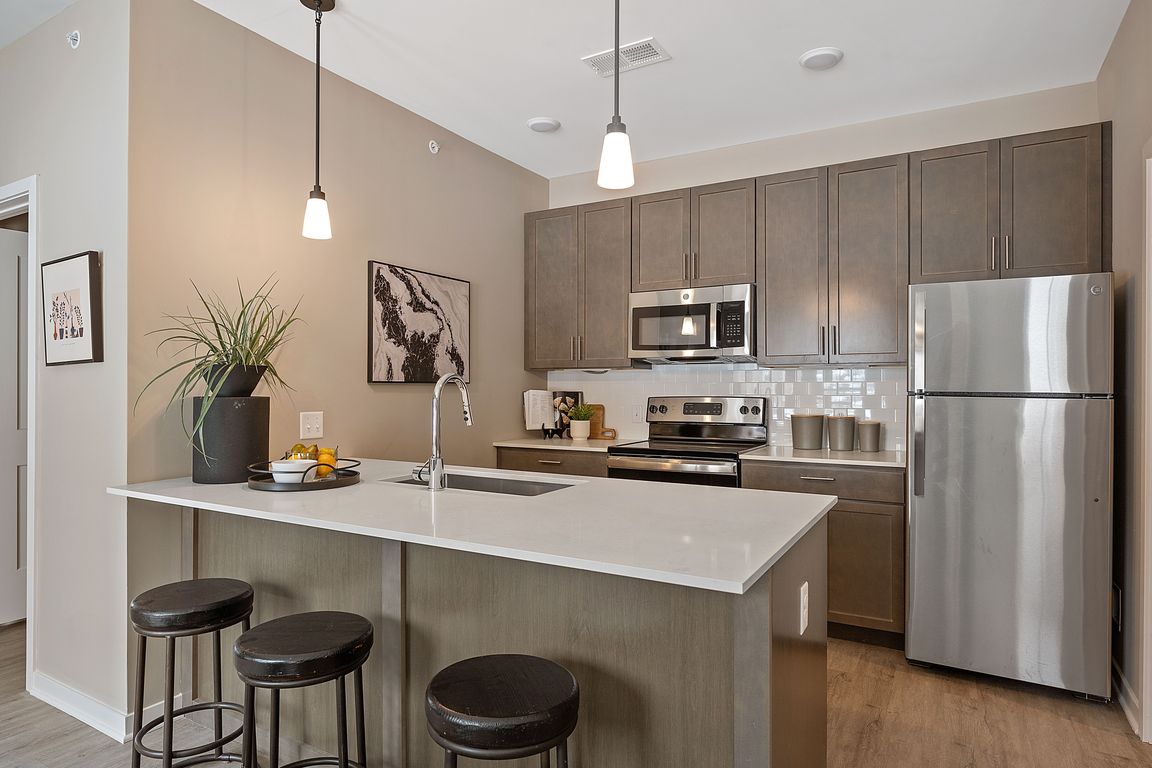 Kitchen at Vicinity Apartments