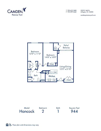 Floor plan Hancock