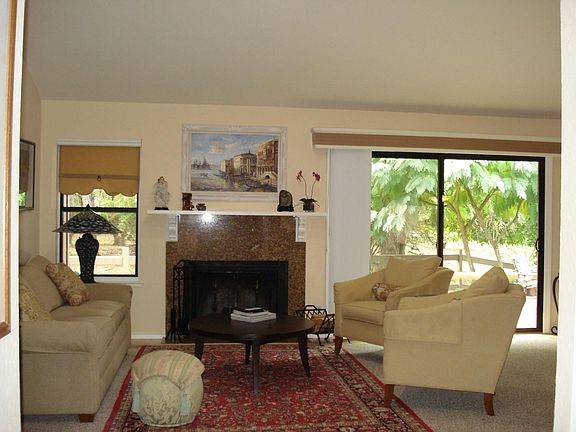Living Room Seating Area with Views to the back deck and open space