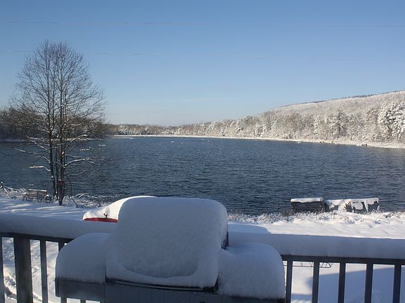 winter front porch