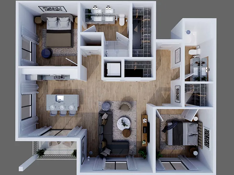 Palm 1 Floor Plan Palm 1 Floor Plan