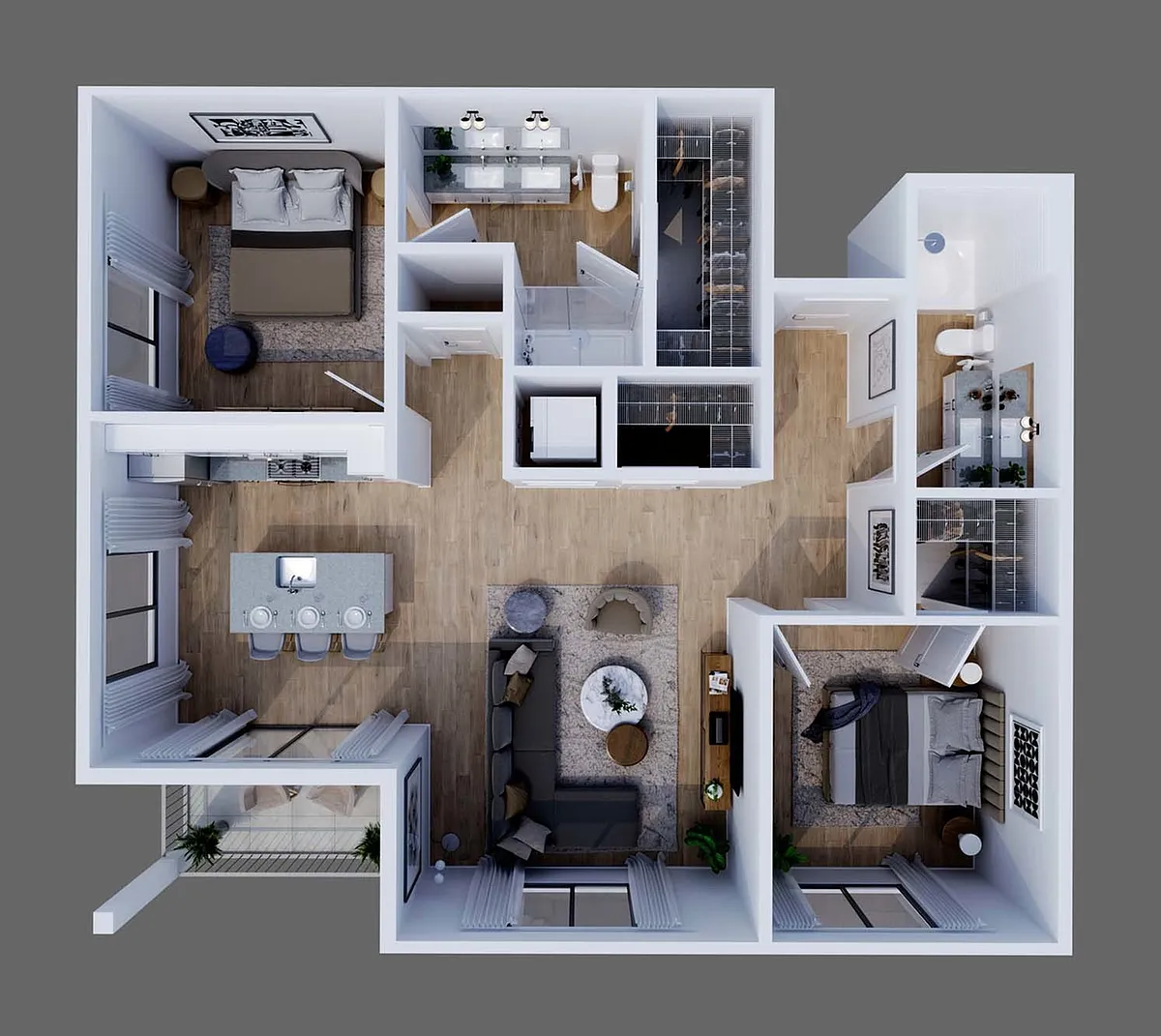 Floor plan Palm 1