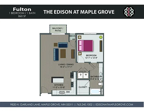 Floor plan Fulton