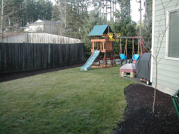 Large yard