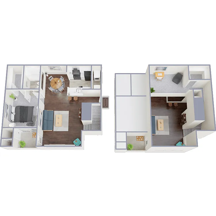 Floor plan 1 Bedroom 1 Bath