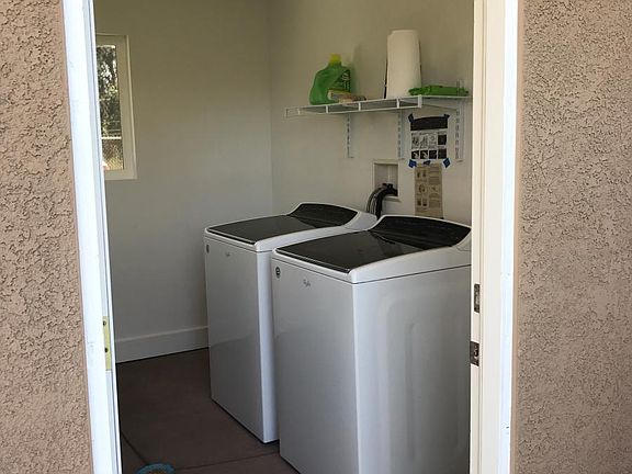 New washers in laundry room