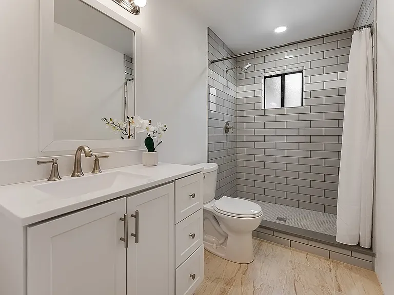 Tile Bathroom, Walk-in shower