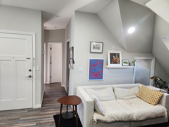 Living Area & Hallway to Bedrooms and Bathroom