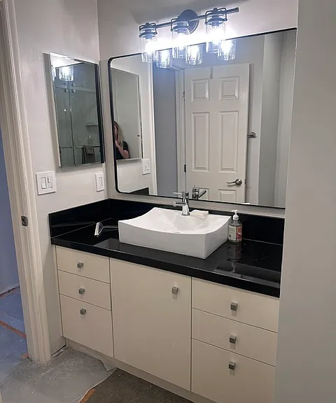 Guest bathroom sink