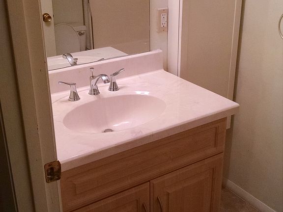 Bathroom with full tub