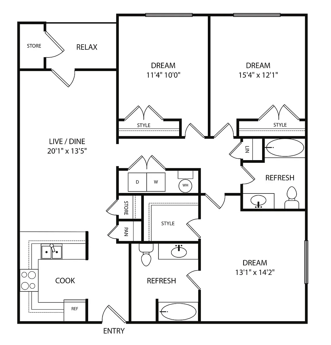 Floor plan C2A