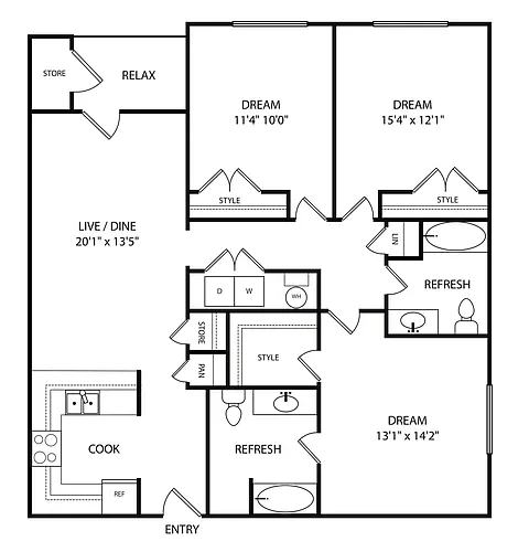 Floor plan C2A