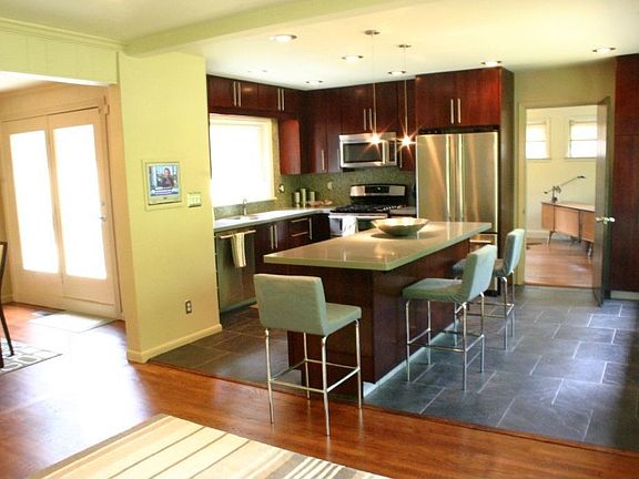 Kitchen Looking into Pool