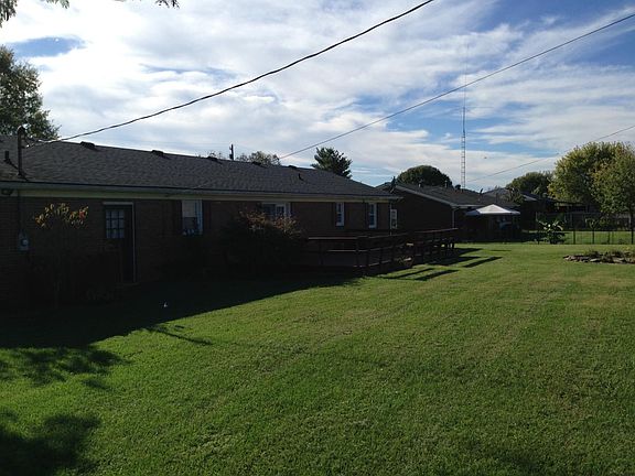 Back yard and Deck
