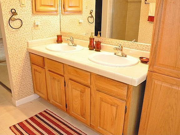 Master has double vanities