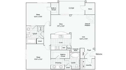 Floor plan Columbia