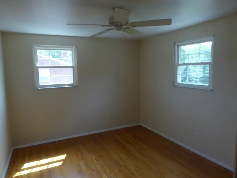 Bedroom #2 - side and rear-facing windows.