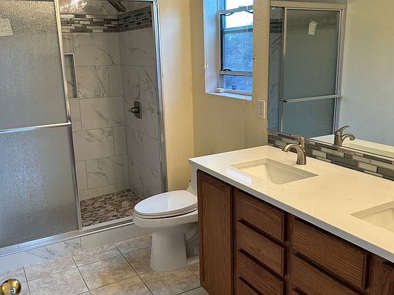 Master bath room. Newly remodeled