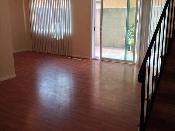 View looking forward from Entrance towards dining area & access to extra large patio thru sliding glass door