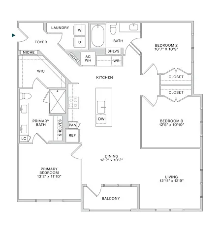 Floor plan C1