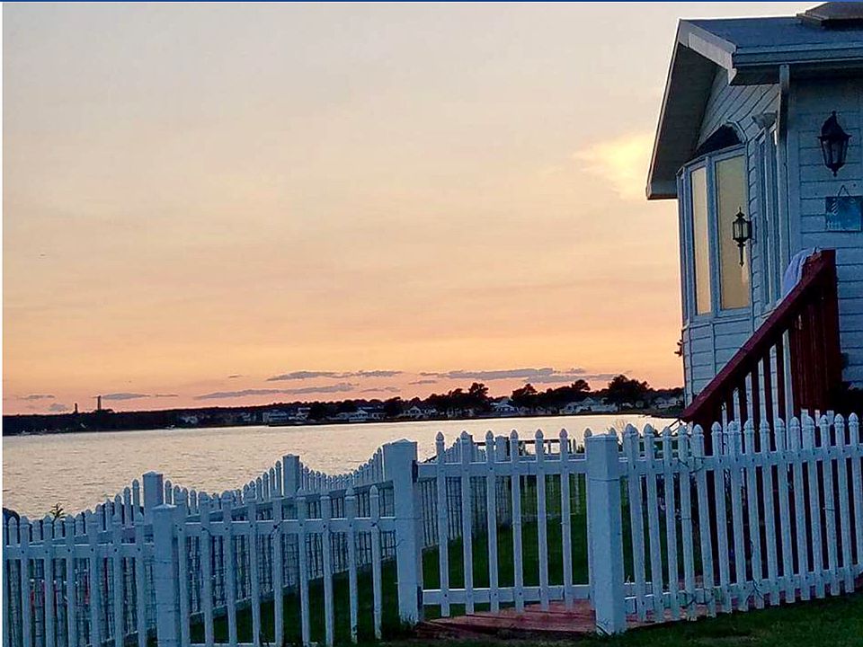 Sunset view of home