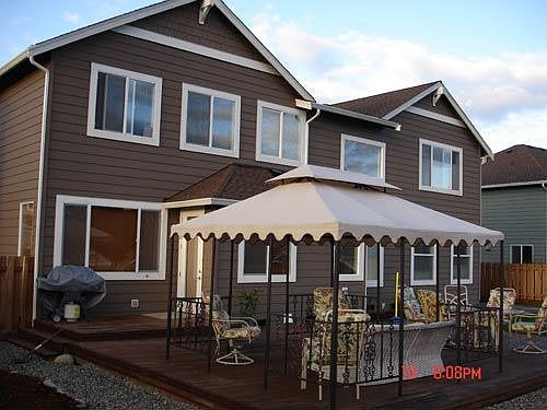 Large back deck