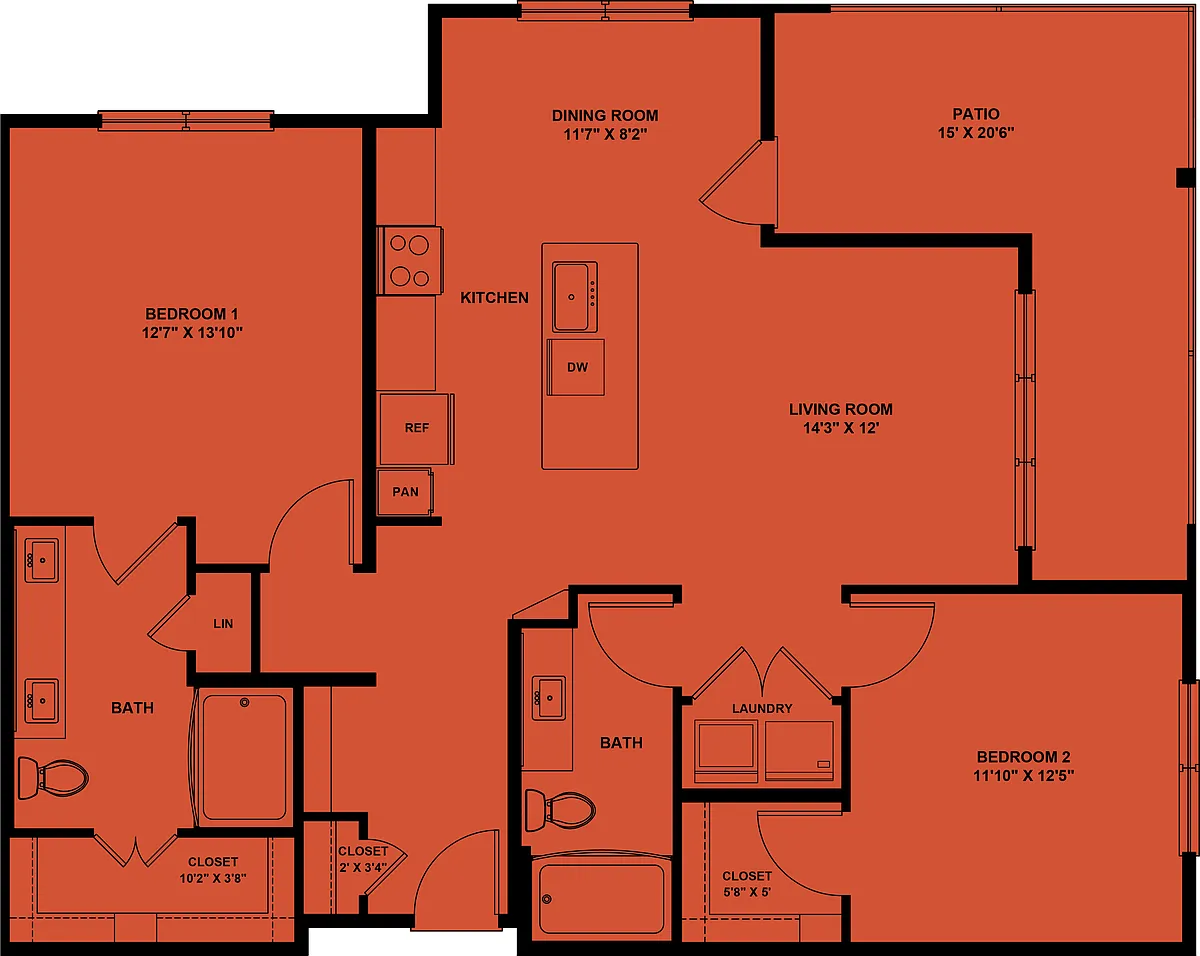 Floor plan B2-Lotus